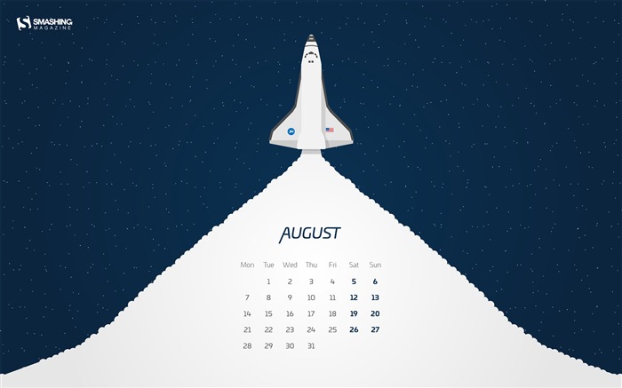 Launch-August 2017 Calendar Wallpaper Visualizações:5961