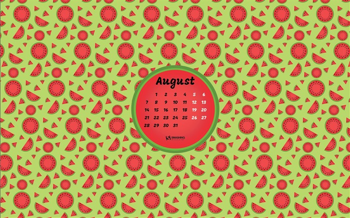 Melon Day-Août 2017 Calendrier Fond d'écran Vues:5937