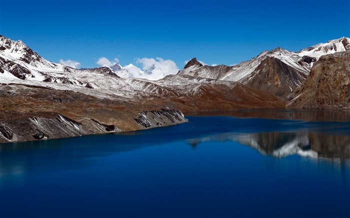 Lago Tilicho nepal-2017 Natureza HD Wallpaper Visualizações:8094