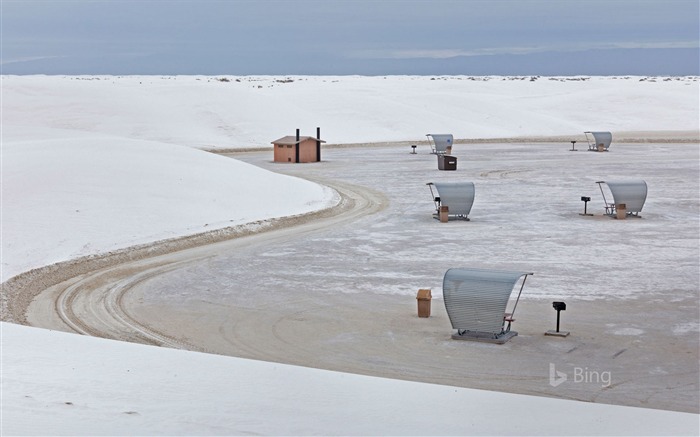 Monument national White Sands au Nouveau-Mexique-2017 Bing Fonds d'écran Vues:6792