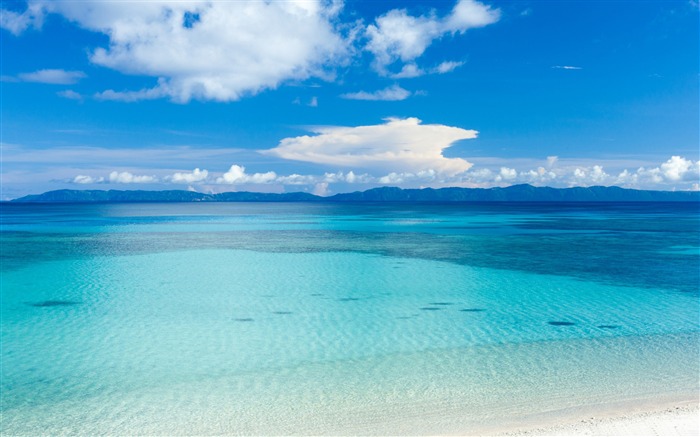 Ilha da praia panorâmica-2017 Natureza HD Wallpaper Visualizações:17700