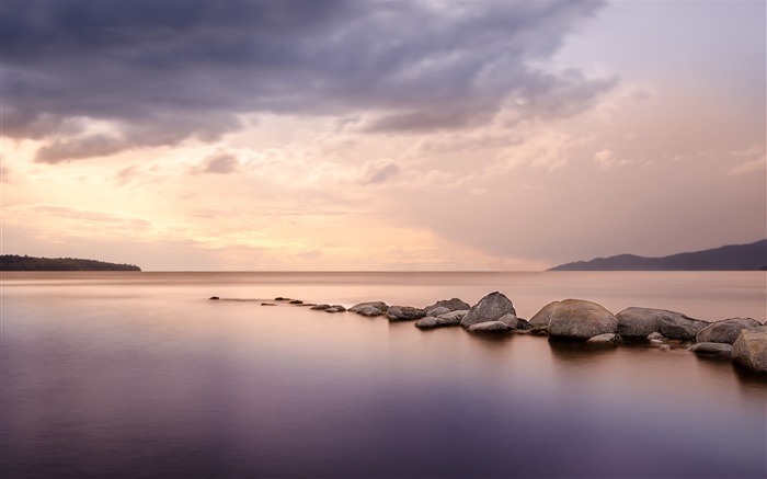 海灘加拿大雲溫哥華 - 風景高清壁紙 查看次數:8690