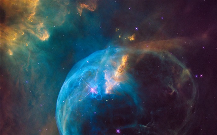 Bubble nebula-2017 Fondo de pantalla de alta calidad Vistas:6652