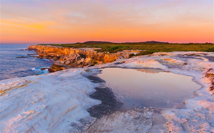 Ocean rock australia national park-Scenery HD Wallpaper Visualizações:8547