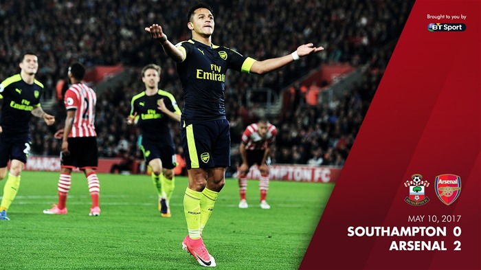 Fondo de pantalla de SOUTHAMPTON 0-2 ARSENAL-Arsenal 2017 Vistas:5658