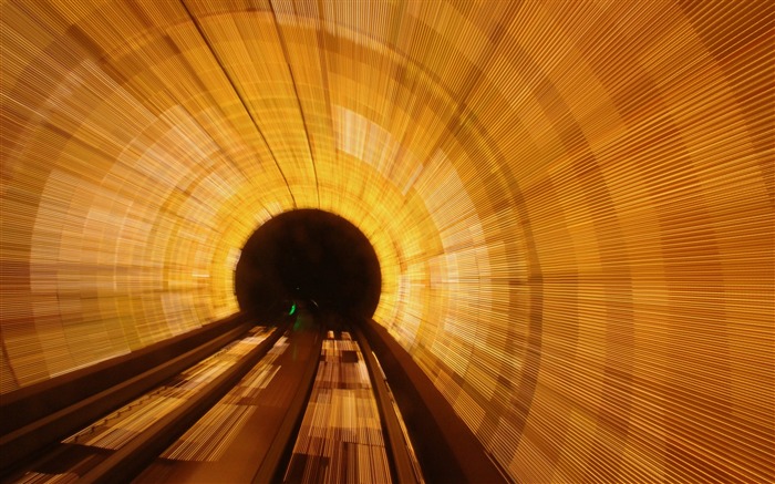 Tunnel long exposure shanghai-Life HD Wallpaper Views:5915 Date:2017/8/12 3:19:08