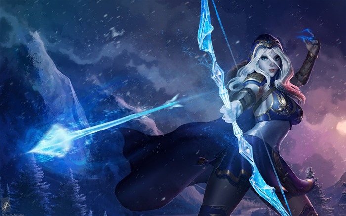 Ashe league of legends-2017 Game - fondo de pantalla HD Vistas:12951