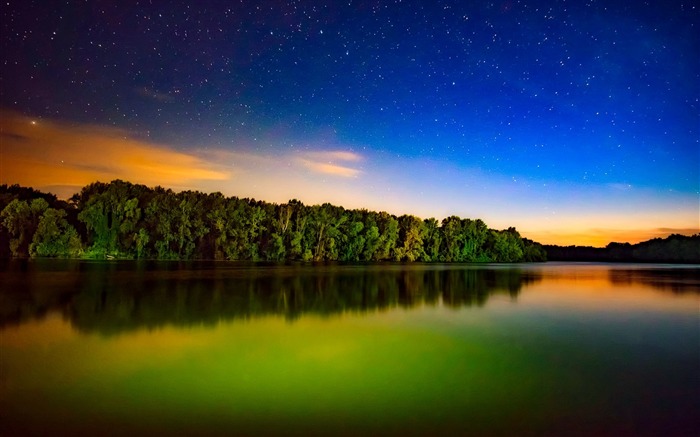 Azul nubes brillantes lagos-2017 Naturaleza fondo de pantalla HD Vistas:6862