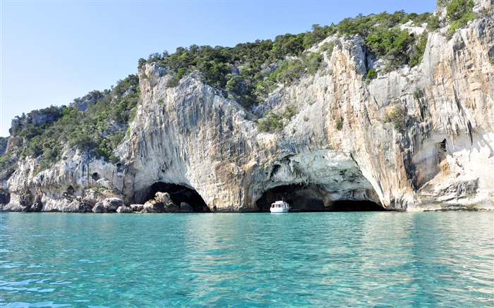 île Cave méditerranéen Seascape-2017 Paysage Fond d'écran Vues:6779