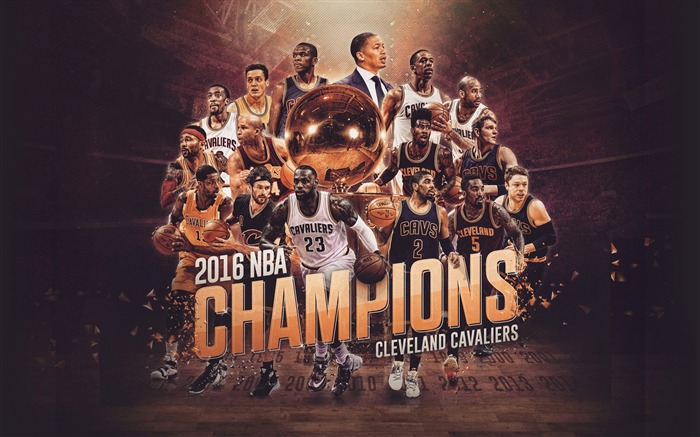 NBA 2017 Cleveland Cavaliers Theme Wallpaper Views:33363