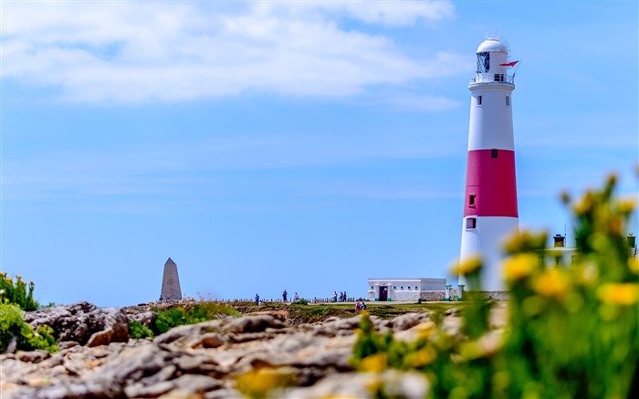 Flou, gros plan, phare, ciel Nature HD Fond d'écran Vues:9184