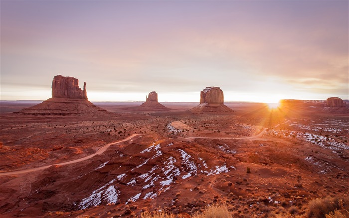 Desert dusk geology sandstone Nature Wallpaper Views:10731 Date:2017/10/5 1:41:25