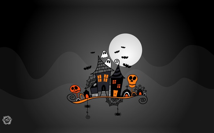 Happy Halloween Night Moon 2017 HD Wallpapers Visualizações:7604