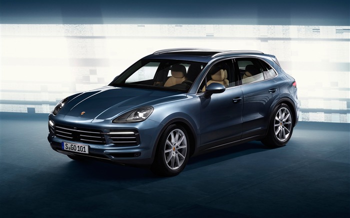 Porsche Cayenne 2018-affiche de voiture Fond d'écran Vues:6096