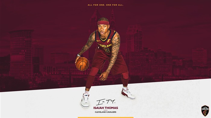 Isaiah Thomas Cavaliers 2017-2018 Fond d'écran Vues:8795