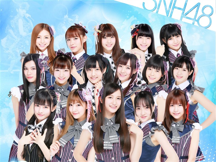 SNH48 Chinese Beauty Combination Wallpaper 04 Vistas:13549