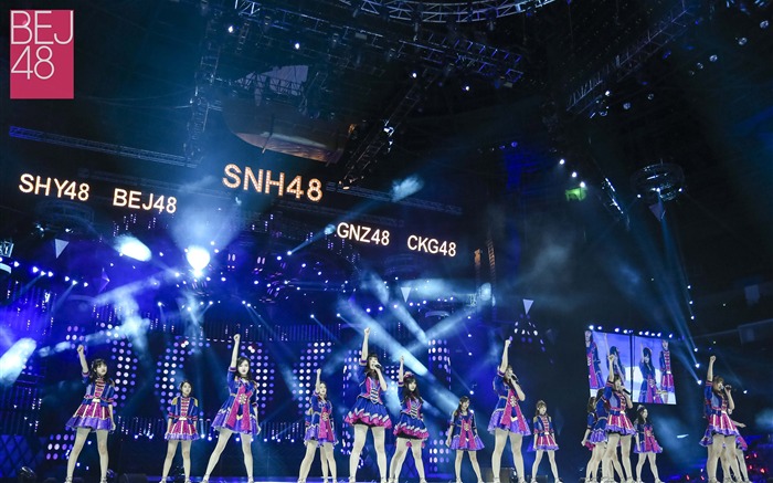 SNH48中国迷人美女组合高清壁纸 浏览:5417