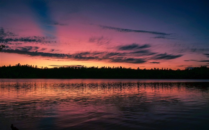 ciel du lac coucher de soleil ciel violet 2017 Fond d'écran HD Vues:9183