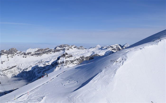 Aventure, alpin, froid, haute colline, station de ski Vues:8083