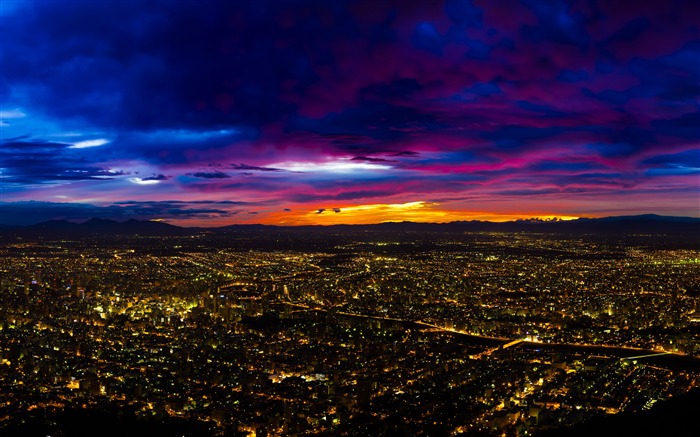 Japão Glorious Morning Skyline 4K HD Visualizações:16316