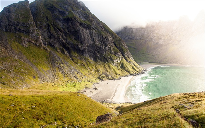 Détroit, plage, océan, nature, paysage Vues:7196