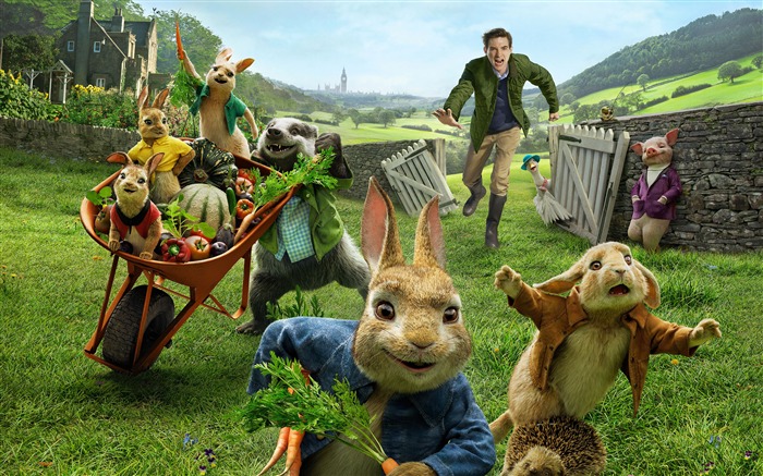 Peter Rabbit, 3D, 2018, Película, 4K, Cartel Vistas:11947