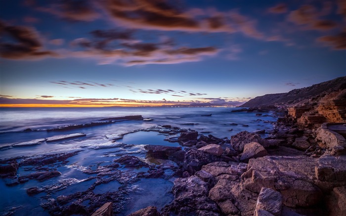 Île de Majorque, crépuscule, océan, plage Vues:9331