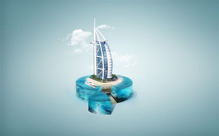 Abstracto, Diseño, Dubai, Emiratos, Hotel Vistas:7464