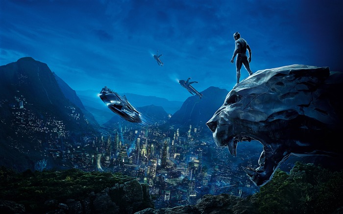 Black Panther, 2018, HD, película, cartel Vistas:21369