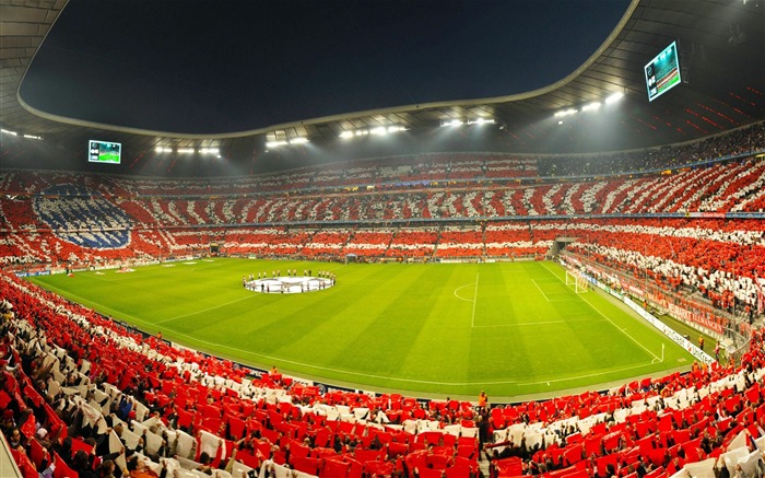 2018, allianz arena, campo de fútbol, noche Vistas:16134