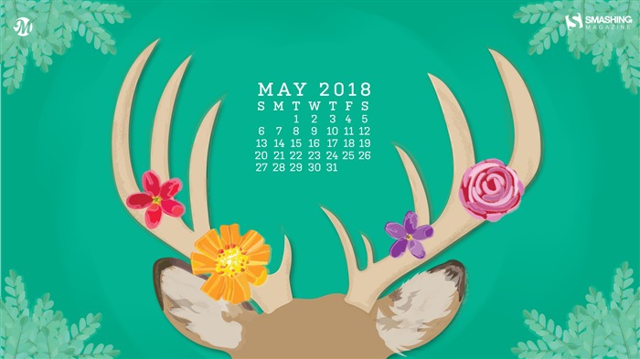 Cest enfin mai, mon cerf, Mai 2018, Calendriers Vues:9443