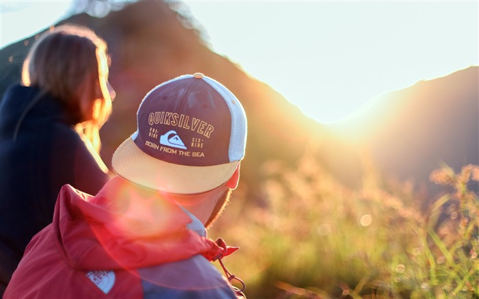 Hombre, niña, al aire libre, sol, excursionismo Vistas:7782