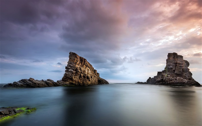 Bulgaria Ocean Rock Sunset Pretty Landscape Views:13604 Date:2018/5/5 11:12:40