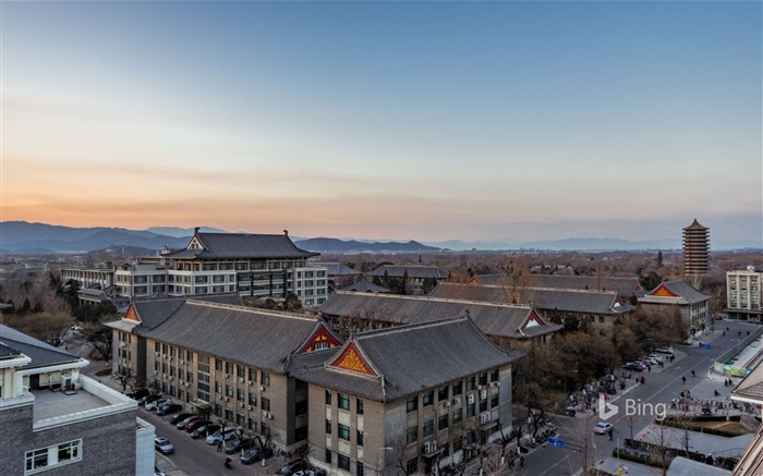 China Beijing Peking University Sunset 2018 Bing Views:10597 Date:2018/5/16 9:45:07