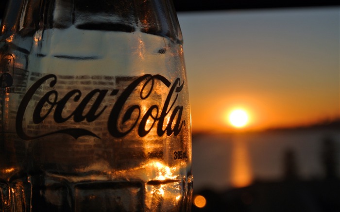 Coca-Cola, verre, bouteille, coucher de soleil, lumière du soleil Vues:12638