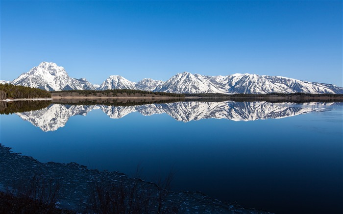 Parque Nacional Grand Teton, Montanhas, Lagos Visualizações:7023