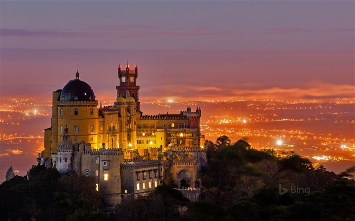 Portugal, Sintra, Palais national de Pena, 2018, Bing Vues:9887