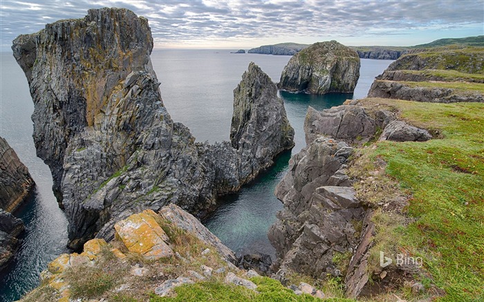 Spillars, Anse, Côte, Falaises, Rocher, 2018, Bing Vues:7076