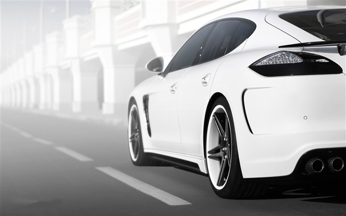 Blanc, Porsche, Panamera, Stingray, 4K, Affiche Vues:9718