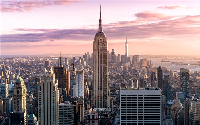 Manhattan skyline New York City Skyscraper Views:19726 Date:2018/7/9 12:24:06