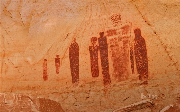 Utah Horseshoe Canyon Gallery Rock Art 2018 Bing Views:6012 Date:2018/7/11 7:47:51