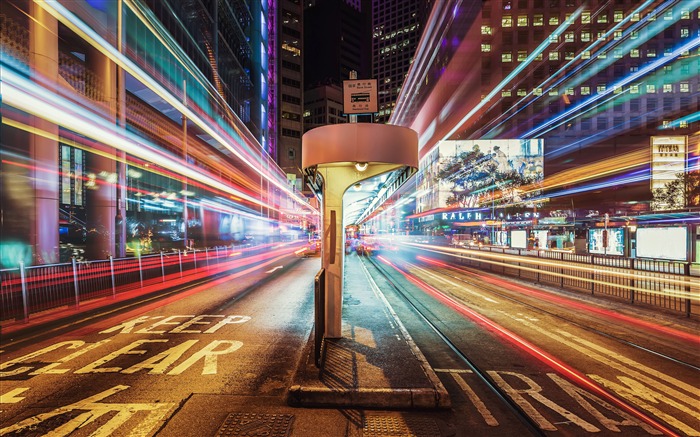 Hong Kong China night traffic long exposure Views:10043 Date:2018/8/18 11:22:14