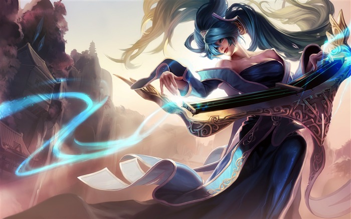 League of Legends, Sona, Jeu, HD, Affiche Vues:10305