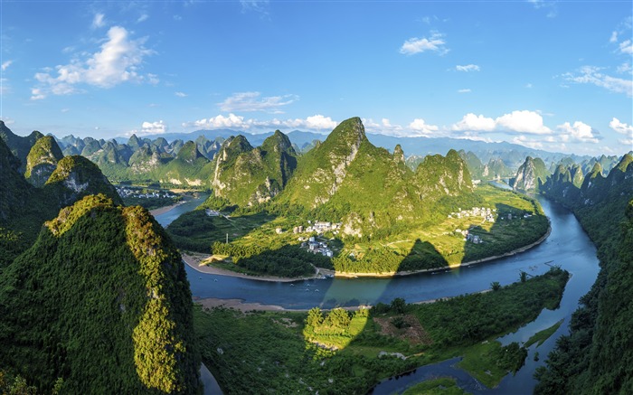 China Guilin Yangshuo landscape panorama Views:14561 Date:2018/9/20 7:08:20