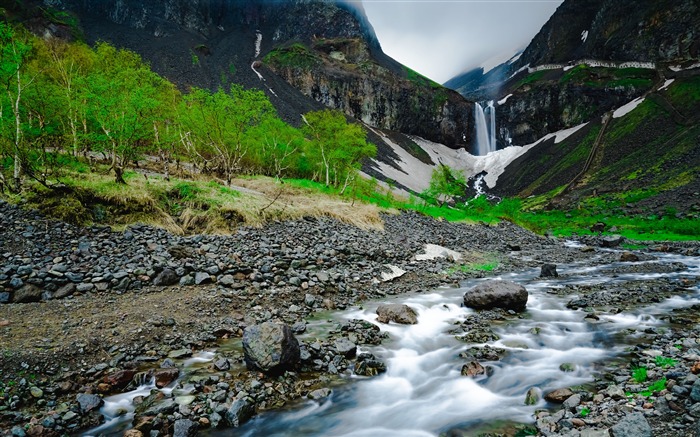 Jilin, Changbai Mountain, Canyon, Waterfall, Stream Vistas:9069