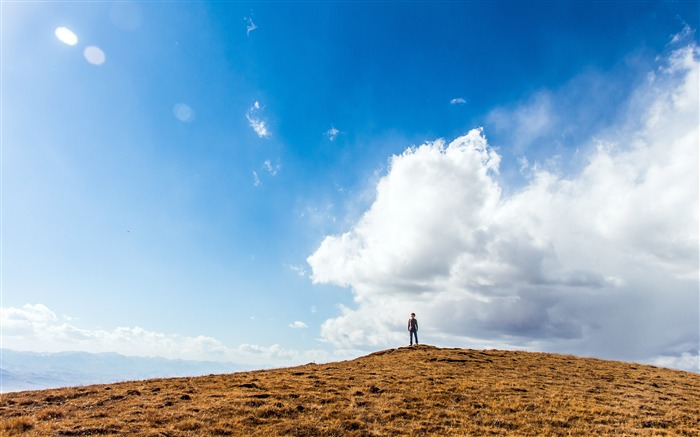 Qinghai, naturaleza, paisaje, paraíso, cielo azul Vistas:8450