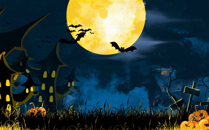 2018 Halloween holiday full moon bat night Views:7758 Date:2018/10/16 5:33:13