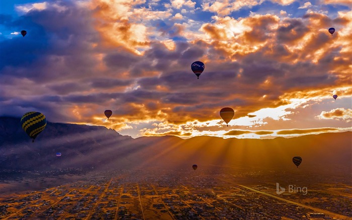 Fiesta internationale du ballon d'Albuquerque, 2018, Bing Vues:7190