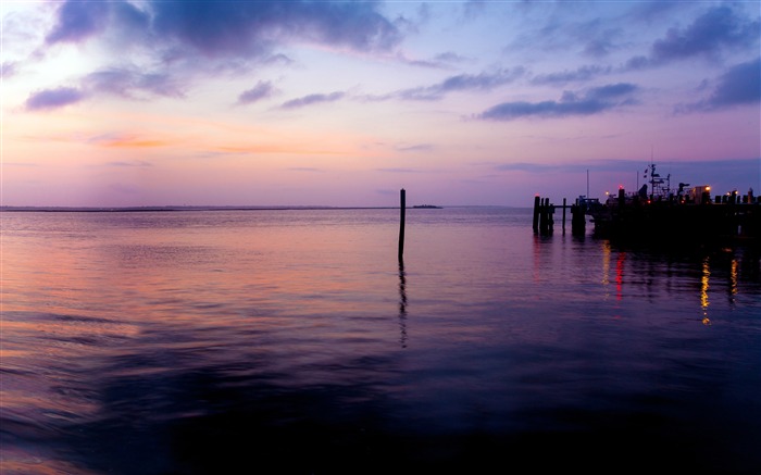 Charleston, port, bateau, coucher soleil, horizon Vues:8038