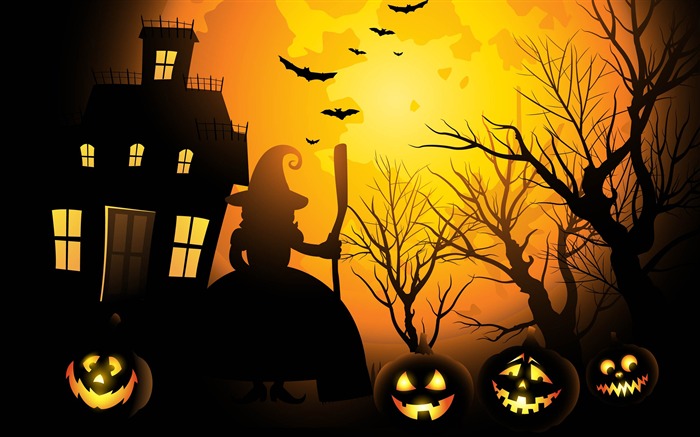 Halloween Black Pumpkin Witch House Night Views:8075 Date:2018/10/15 6:41:54